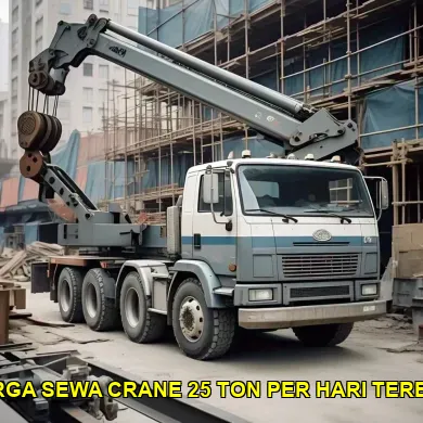 harga sewa crane 25 ton per hari terbaik